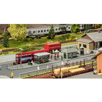Imagen de FALLER 120207 Halt/Waiting Area Scene HO Scale Building Kit Parada, Color sin indicación
