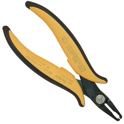 Imagen de Piergiacomi Tenazas con un glattem schnitten Cortes 60 grados acodado, ideal para trabajos en especialmente difícil acceso, 1 pieza, tr30 V