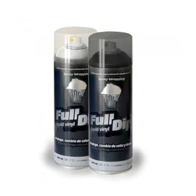 Imagen de AutoFullCar Spray Ahumado de Faros Negro + Brillo Full Dip Pilotos vinilo líquido 400ml Unidad