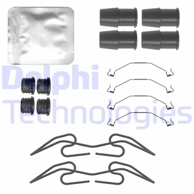 Imagen de DELPHI LX0783 Kit de accesorios, pastillas frenos CUPRA: Formentor SUV, VOLKSWAGEN: Golf VIII Hatchback, SEAT: Leon IV