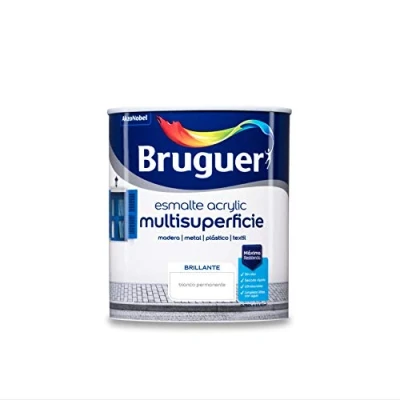 Imagen de Bruguer Acrylic Multisuperficie Esmalte al agua Brillante Blanco Permanente 750 ml