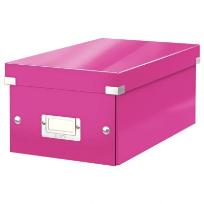 Imagen de Leitz Caja para guardar DVD, Fucsia, Click and Store, 60420023