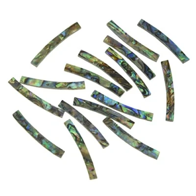 Imagen de KAISH Guitarra Rosette Nueva Zelanda Abalone Tiras Curvas Soundhole Inlay Dimensión 125mm* 3mm* 1.5mm