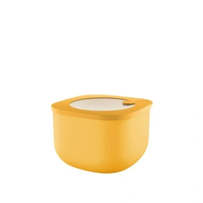 Imagen de Guzzini Kitchen Active Design, STORE&amp;MORE BIO, Recipientes Herméticos Altos para Nevera/Congelador/Microondas (M) Amarillo Mango, 16 x16 x h10,7 cm 1550cc 170723236