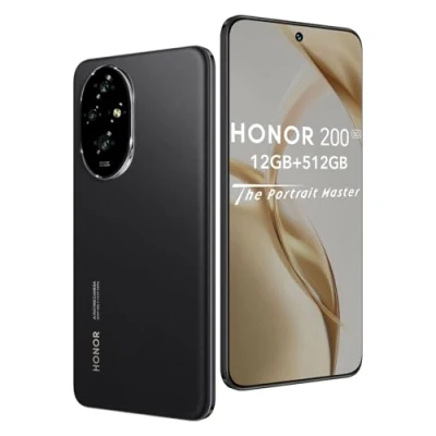 Imagen de HONOR 200 Smartphone 5G ROM 512GB,Batería 5200mAh,Snapdragon 7s Gen 3,Triple Cámara 50 MP,Pantalla 6.7&#039;&#039;,Dual SIM,NFC,MagicOS 8.0/Android 14 Negro
