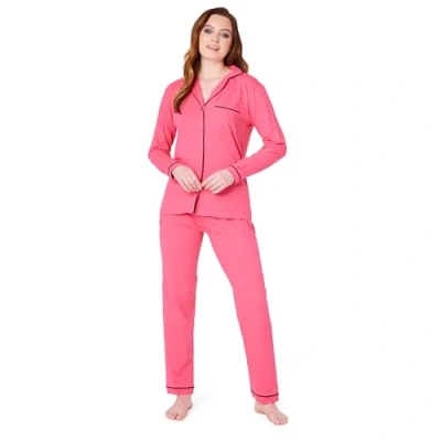 Imagen de CityComfort Conjunto Pijama Mujer con Mangas largas y Pantalones, Tallas S XL, Invierno, Navidad Regalos (Rosa, S)