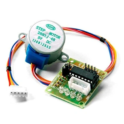 Imagen de OcioDual Motor 28BYJ 48 Paso a de 5V + Driver Board ULN2003 para Raspberry Stepper