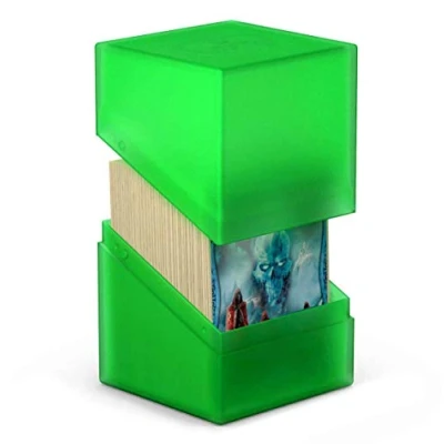 Imagen de Ultimate Guard Boulder Deck Case 100+ Standardgröße Caja para Tarjetas, sólido, Color Esmeralda, (UGD010694)