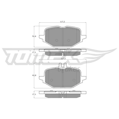 Imagen de Juego de pastillas TOMEX Brakes TX 60 53