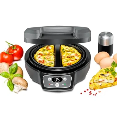 Imagen de Rommelsbacher Oskar Tortilla Chef, Plástico Aluminio, Gris Pizarra