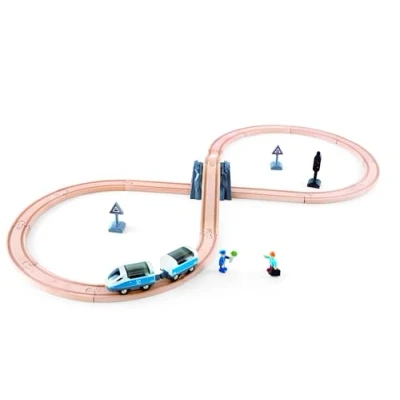Imagen de Hape International Passenger Train Set Circuito de Seguridad en Forma 8