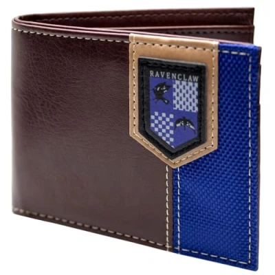 Imagen de Movies H.P. Raven Wizard School House Billetera/Cartera Bi Fold ID &amp; Portatarjetas, Marrón