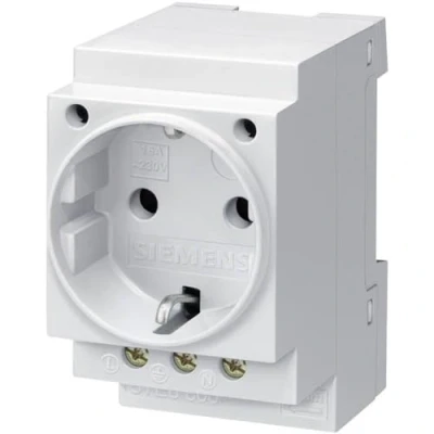 Imagen de Siemens 5TE6800 Base de enchufe SCHUKO 16A según DIN VDE 0620 para montaje en cuadros distribución