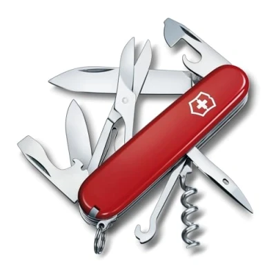 Imagen de Victorinox Climber, Navaja multiusos suiza con 14 funciones, incluyendo hoja, tijeras y sacacorchos