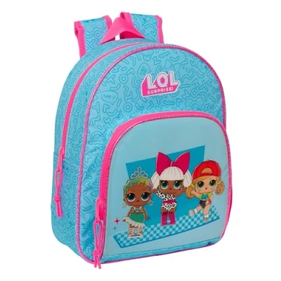 Imagen de LOL SURPRISE! DIVAS Mochila Infantil, Ideal para Niños de Diferentes Edades, Cómoda y Versátil, Calidad Resistencia, 28x10x34 cm, Color Azul
