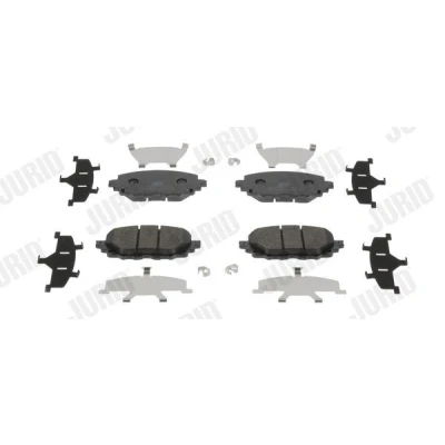 Imagen de JURID 573677J Juego de pastillas freno no preparado para indicador desgaste MAZDA: MX 5 IV, IV RF Targa, ABARTH: 124 Spider