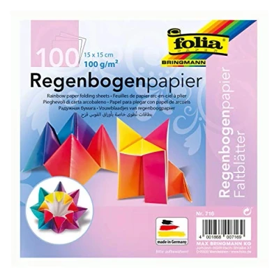 Imagen de Folia 716 Pack de 100 hojas colores, 15 x cm [importado Alemania]