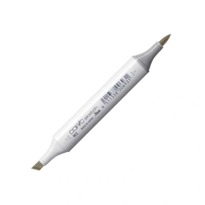 Imagen de COPIC Sketch W 2, Gris cálido n.º Rotulador doble con punta mediana y pincel