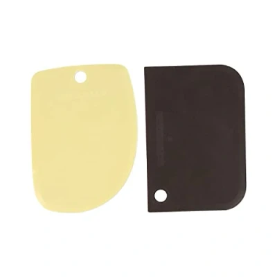 Imagen de Zenker 15314 Set de 2 cuernos pastelería profesional, para repostería, cuerno panadería, plástico, amarillo, marrón, 12 x 8 cm