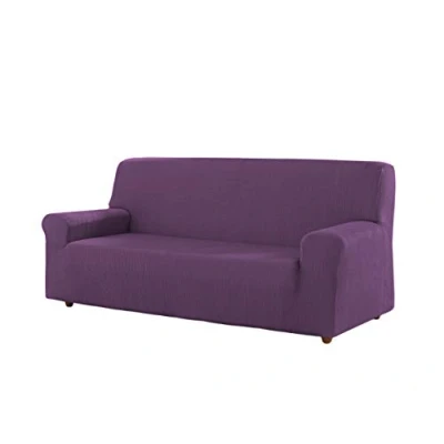 Imagen de Estoralis Berta Funda Sillon de Diseño Moderno Tejido Elastico Violeta para 3 Plazas (de 170 a 220 cm.) Maxima Adaptabilidad Todo Tipo sillones