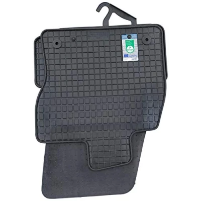 Imagen de Petex 81710 Juego de alfombrillas suelo Caucho delante y detrás 4 negro SEAT: Ateca