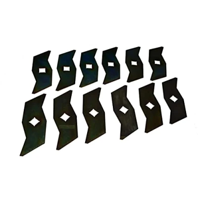 Imagen de 12 cuchillas escarificadoras compatibles con AL KO ALKO 360 VBS 380 VBS. Sunline VE, Turbo Silent