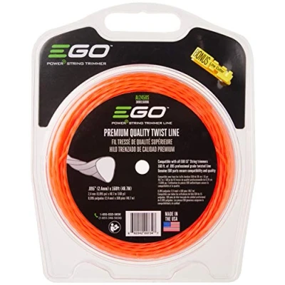 Imagen de Ego Power+ AL2450S Línea de Giro para desbrozadora 15 Pulgadas, Color Naranja