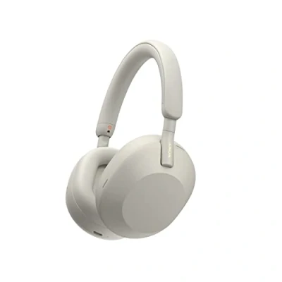 Imagen de Auriculares inalámbricos Sony WH 1000XM5S, Cancelación ruido (Noise Cancelling), 30h, Hi Res, Carga Rápida, Con Asistente, Bluetooth, Diadema, Plata