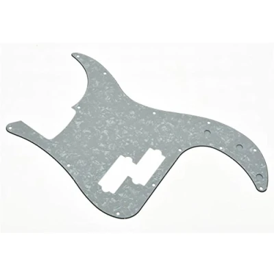 Imagen de KAISH Blanco Pearl P Bass Golpeador PB Placa de arañazos para bajos precisión defensa estadounidense y mexicana