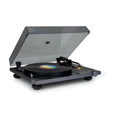 Imagen de THOMSON TT700 Platine vinyle premium 33 et 45 tours Tete de lecture AT91 Audio Technica Antiskating Noire