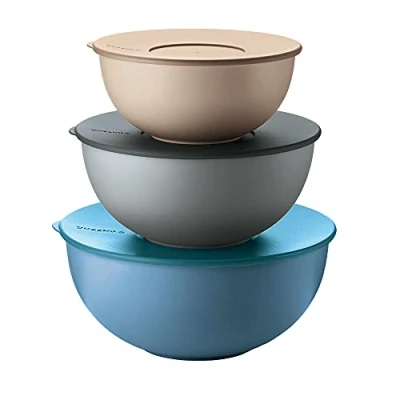 Imagen de Fratelli Guzzini Everywhere Alrededor Azul, Marrón, Verde 3pieza(s) Recipiente para alimentos (910 g, 280 mm, 138 3 pieza(s))