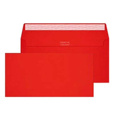 Imagen de Design Range Vibrant 206 Sobre DL con solapa autoadhesiva (120 g/m², 500 unidades), color rojo