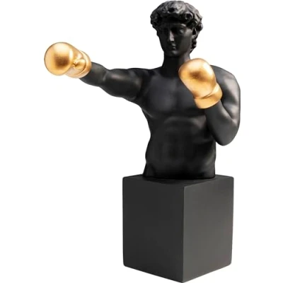 Imagen de Kare Balboa Objeto Decorativo (polirresina, 40 x 20 25 cm), Color Negro