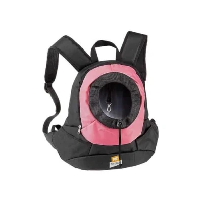 Imagen de Ferplast Mochila para Gatos KANGOO, Transport Perro, Mochilas, Gatos, Correas Ajustables, Correa de Seguridad, Máx 6 Kg, 37 x 16 36,5H cm, Rosa