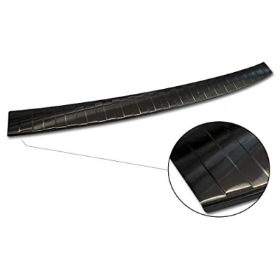 Imagen de Avisa Protector del Parachoques Trasero Inoxidable Negro Compatible con Ford Tourneo Connect/Transit Connect 2014 2017 &amp; FL 2022 &#039;Ribs&#039;
