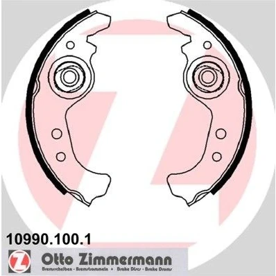 Imagen de ZIMMERMANN 10990.100.1 Zapatas de Freno 185 31 Foto correspondiente a la entrega con reajuste automático SEAT: Marbella Hatchback, IBIZA 1