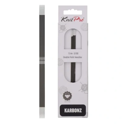 Imagen de Knit Pro K41103 Arcilla, Metal, Plateado, Negro, 1,5