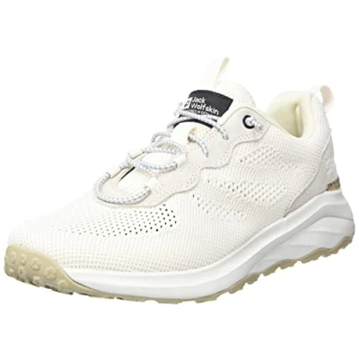 Imagen de Jack Wolfskin Dromoventure Knit Low W, Zapatillas para Caminar Mujer, Egret, 41 EU