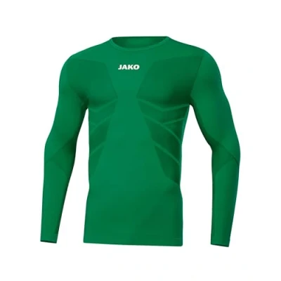 Imagen de JAKO Comfort 2.0 Manga Larga, Hombre, Verde Deportivo, Medium