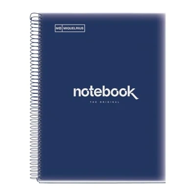 Imagen de Cuaderno espiral miquelrius notebook 5 emotions tapa polipropileno din a4 microperforado 120 hojas