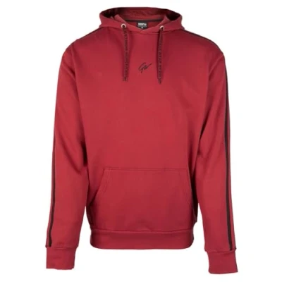 Imagen de GORILLA WEAR Banks Oversized Hoodie Burgundy Red/Black XXL