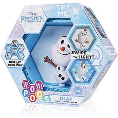 Imagen de WOW! PODS Disney La Reine des Neiges Olaf Figurine à Collectionner Lumineuse tête branlante Cranberry