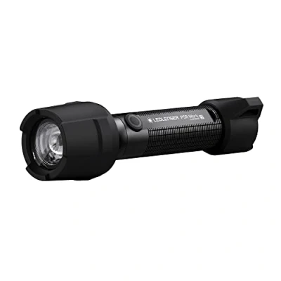 Imagen de Ledlenser linterna de bolsillo LED P5R Work Robust, trabajo, batería litio 14500 recargable, impermeable IP68, 480 lúmenes, CRI alto, haz luz 240m, carga magnético USB
