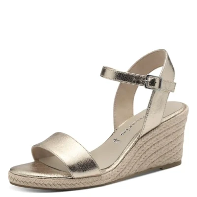 Imagen de Tamaris 1 28300 42, Sandalias Mujer, Dorado Claro, 41 EU