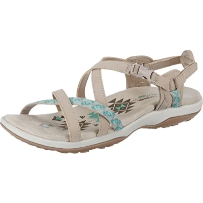 Imagen de Skechers REGGAE SLIM VACAY, Sandalias para Mujer, Taupe Duraleather/ Webbing, 42 EU