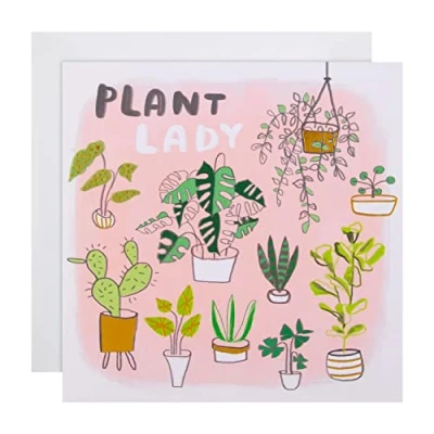 Imagen de Hallmark Tarjeta con texto en inglés &quot;Plant Lady&quot;