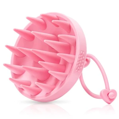 Imagen de Alyvisun Masajeador Cuero Cabelludo, Silicona Suave Cepillo Cabelludo para el Crecimiento del Cabello Relajación y Limpieza de la Cabeza EExfoliación
