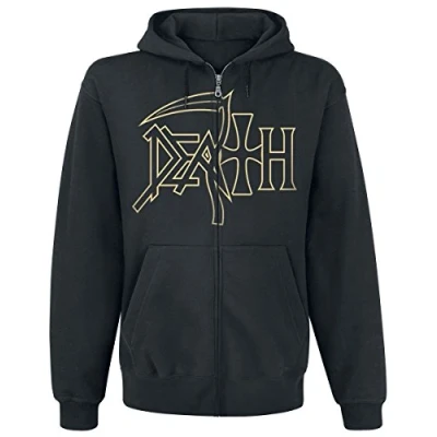 Imagen de Death The Sound of Perseverance Hombre Capucha con Cremallera Negro L
