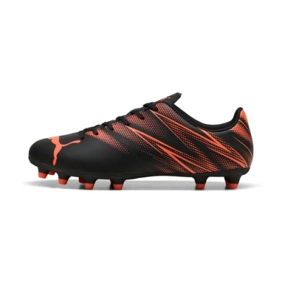 Imagen de PUMA ATTACANTO FG/AG, Zapatillas de fútbol Hombre, Black Glowing Red, 42.5 EU
