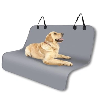 Imagen de Nobleza Protector de Tapicería para Perros, Cubierta Asiento Universal Ipermeable Antideslizante Mascotas, Funda Coche Mayoría los Coches (Tamaño Universal), Gris 140 x 110 cm